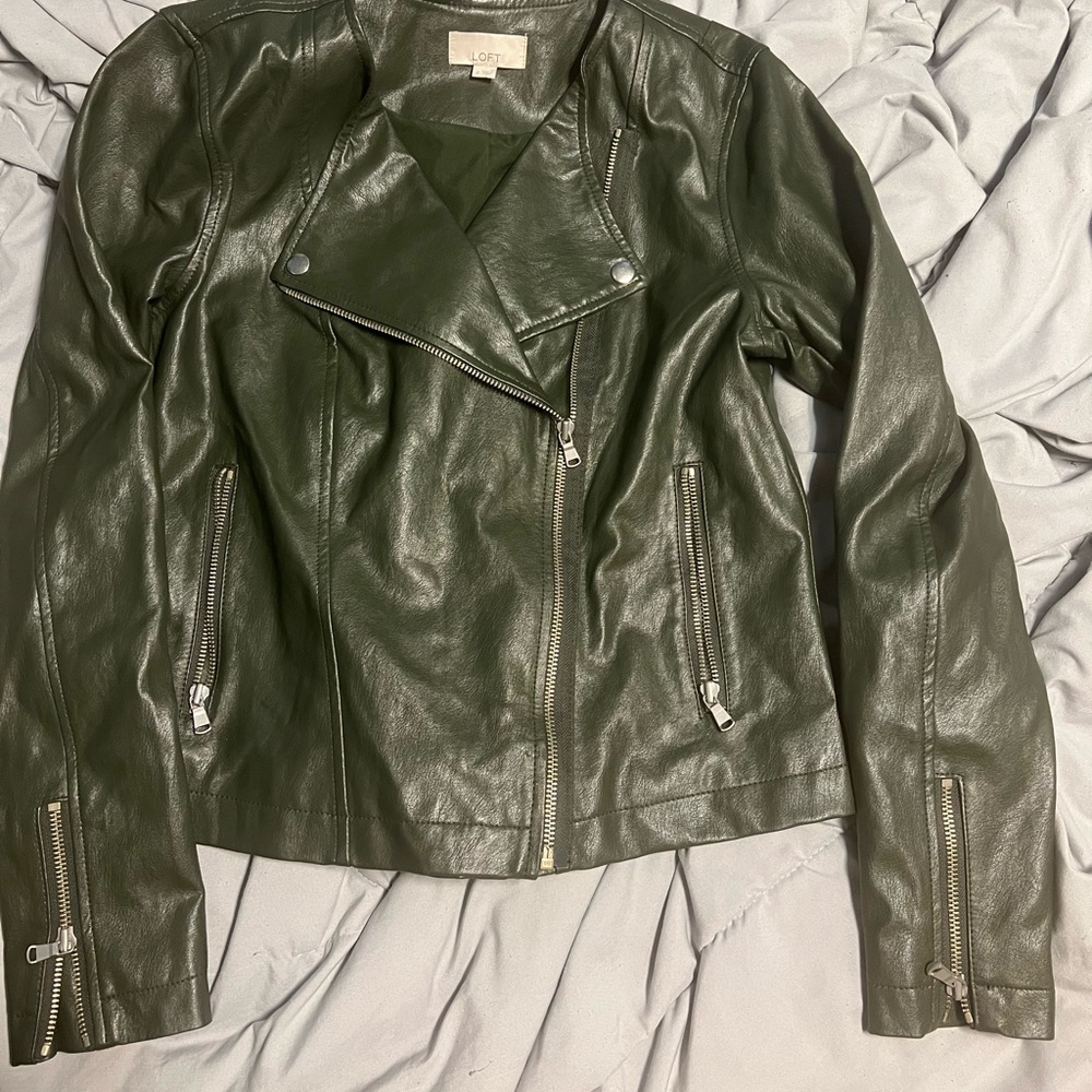 Loft leather jacket